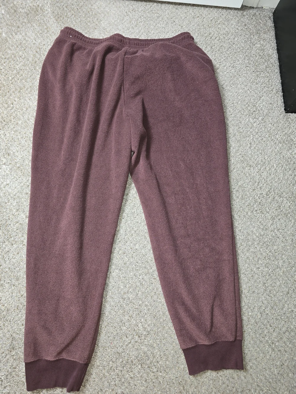 Nike Women's Burgundy Plush Fleece Jogger Pants Size XL